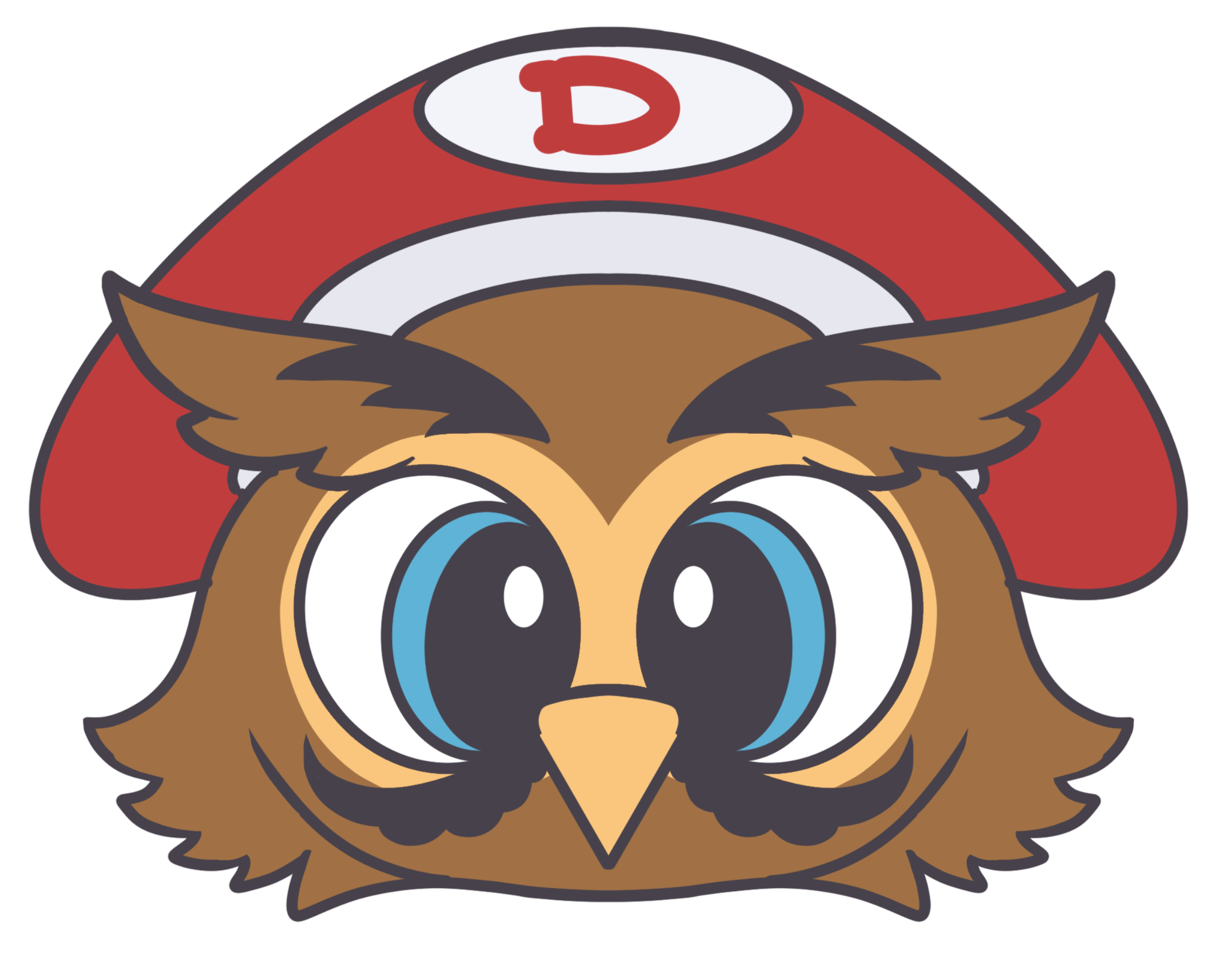 Track icon: red owl